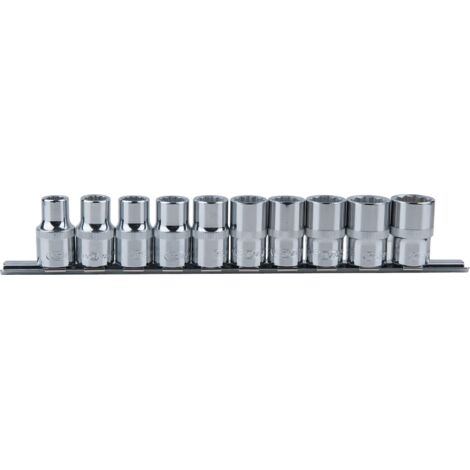 KS Tools 918.0655 1/2'' CHROMEplus 12kant-Stecknuss-Satz, 10-tlg. 10-19mm (1/2)