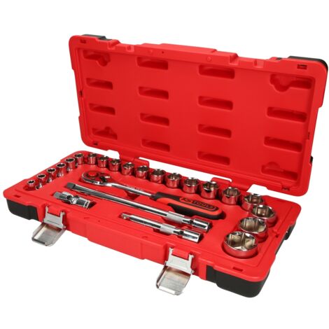 KS Tools 1/2 CHROMEplus Steckschlüssel-Satz, 24-tlg (1/5)