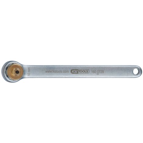 Bremsen-Entlüftungsschlüssel, extra kurz, 10 mm, gold