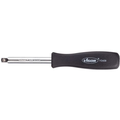 VIGOR Steckgriff, 1/4 (6,3 mm) Vierkant massiv, 150 mm (1/2)