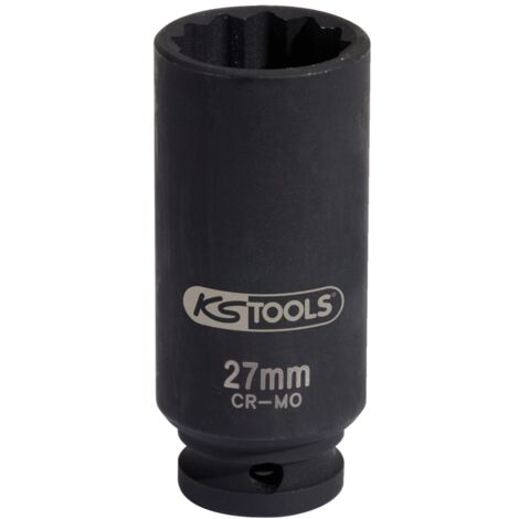 KS Tools 1/2 Spezial-Gelenkwellen-Kraft-Stecknuss, 27 mm