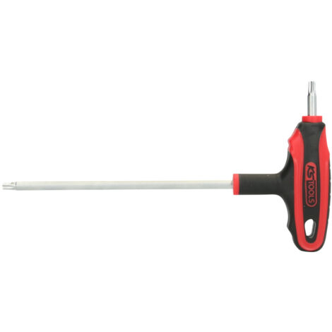 KS Tools T-Griff-TX-Winkelstiftschlüssel,Bohrung, TB27 (1/4)