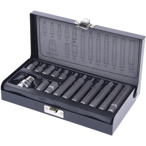 KS Tools 10 mm Bit-Satz, 15-tlg., Innensechskant (1/5)