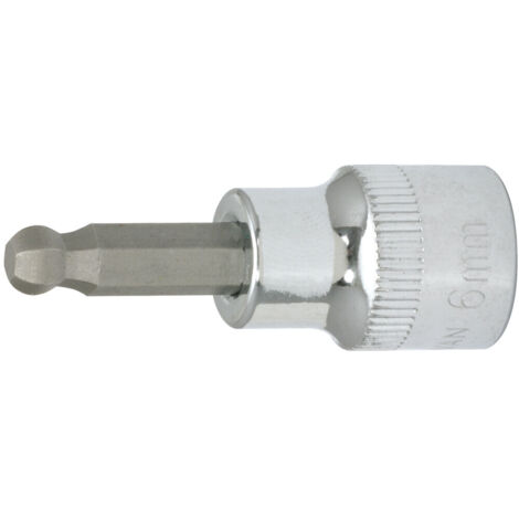 KS Tools 3/8" CHROMEplus Bit-Stecknuss Innensechskant,Kugelkopf,8mm (1/4)