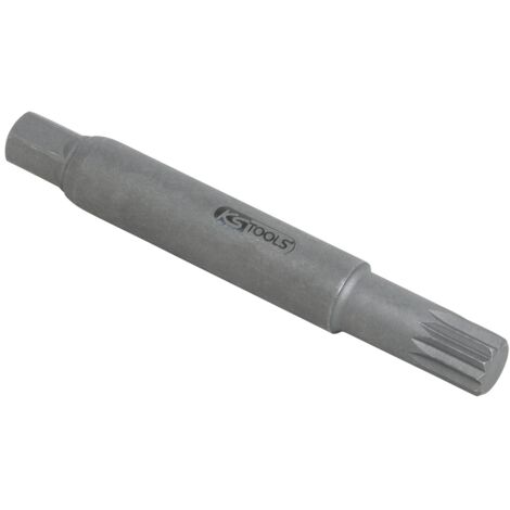 KS Tools 10 mm Stoßdämpfer-Vielzahn(XZN)-Gegenhalter-Bit-Stecknuss, M12 (1/3)