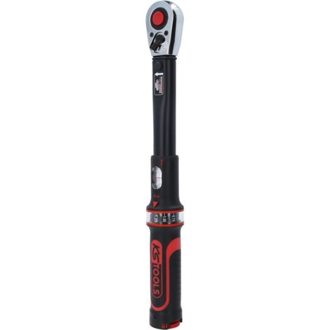 KS Tools 3/8 ERGOTORQUEprecision Ratschen-Drehmomentschlüssel, 10-50 Nm