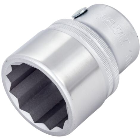 Hazet Steckschlüsseleinsatz 3/4 (20 mm) Vierkant hohl, Außen Doppelsechskant Profil, SW 34 mm (1/3)