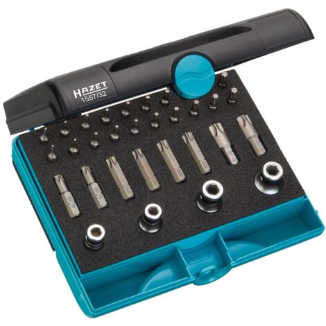 Hazet Werkzeug Satz TORX, Sechskant massiv 6,3 (1/4), Innen TORX Profil, Anzahl Werkzeuge: 32