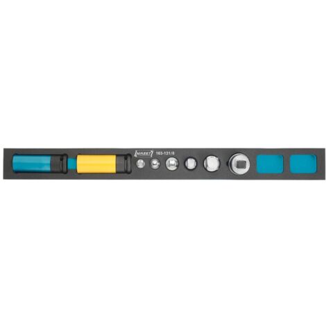 Hazet Steckschlüsseleinsatz Satz, Vierkant hohl 6,3 mm (1/4), Vierkant hohl 10 mm (3/8), Vierkant hohl 12,5 mm (1/2), Vierkant hohl 20 mm (3/4), A (1/5)