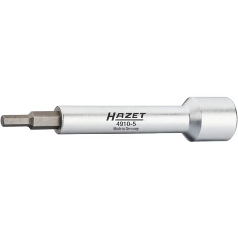 HAZET Verlängerung 4910-5 Vierkant hohl 12,5 mm (1/2 Zoll) Innen-Sechskant P (1/2)