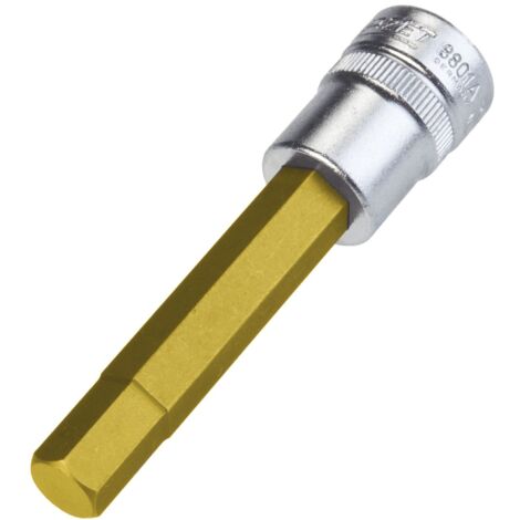 HAZET Schraubendreher-Steckschlüsseleinsatz 8801A-3/8 Vierkant hohl 10 mm (3/8 (1/3)