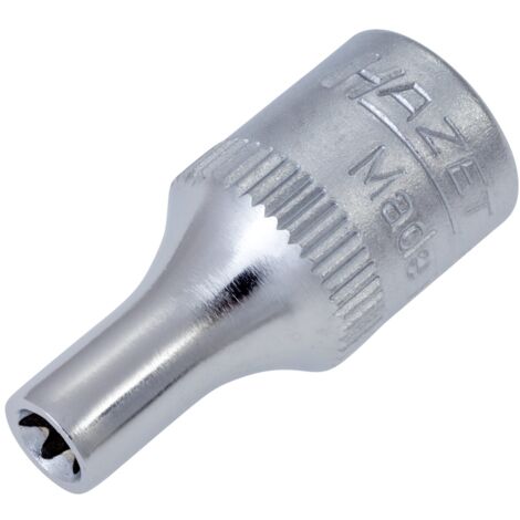Hazet Steckschlüsseleinsatz 850-E4, 1/4 (6,3 mm) Vierkant hohl, Außen TX Profil, SW E4 (1/3)