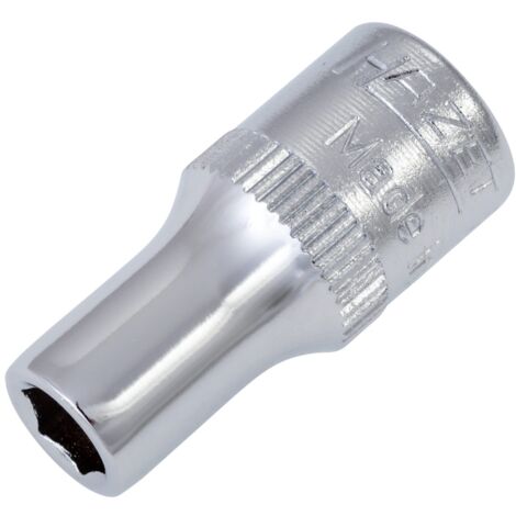 Hazet Steckschlüsseleinsatz 850A-3/16, 1/4 (6,3 mm) Vierkant hohl, Außen Sechskant-Tractionsprofil, SW 3/16 (1/3)