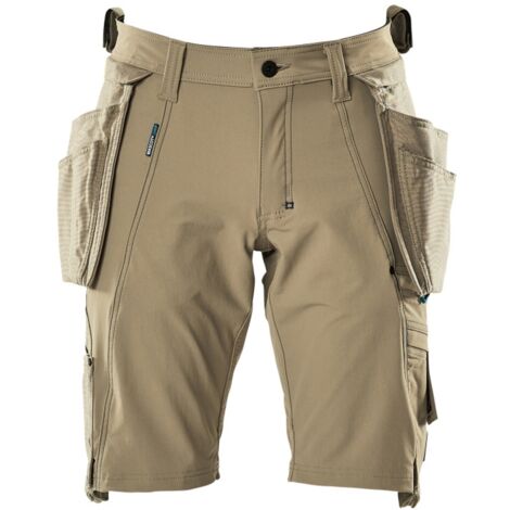 Mascot Advanced Shorts mit abnehmbaren Hängetaschen Gr. 66 hellkhaki