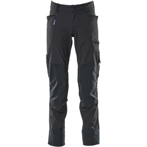 Mascot Bundhose ADVANCED wasserabweisend mit Knietaschen 17179, Gr. 54 schwarzblau