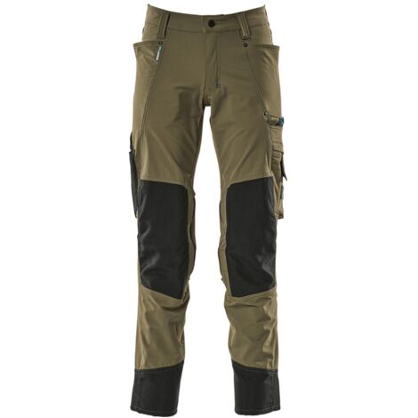Mascot Bundhose ADVANCED wasserabweisend mit Knietaschen 17179, Gr. 51K moosgrün