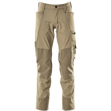 Mascot Bundhose ADVANCED wasserabweisend mit Knietaschen 17179, Gr. 68 hellkhaki