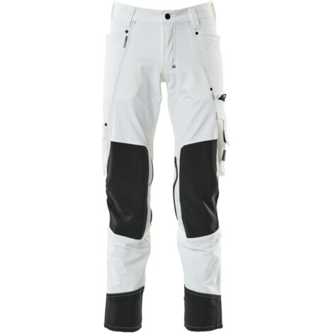 Mascot Bundhose ADVANCED wasserabweisend mit Knietaschen 17179, Gr. 45 weiß