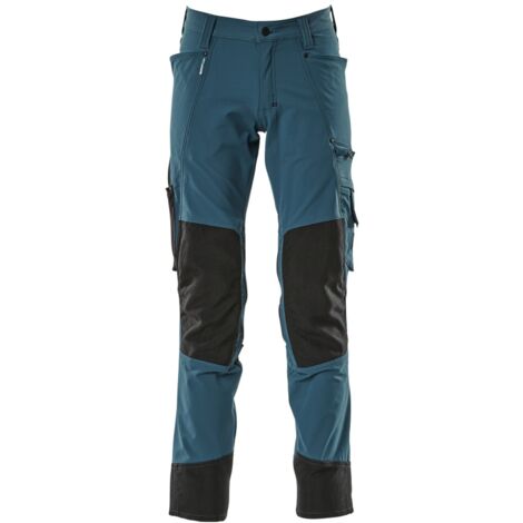 Mascot Bundhose ADVANCED wasserabweisend mit Knietaschen 17179, Gr. 110 dunkelpetroleum