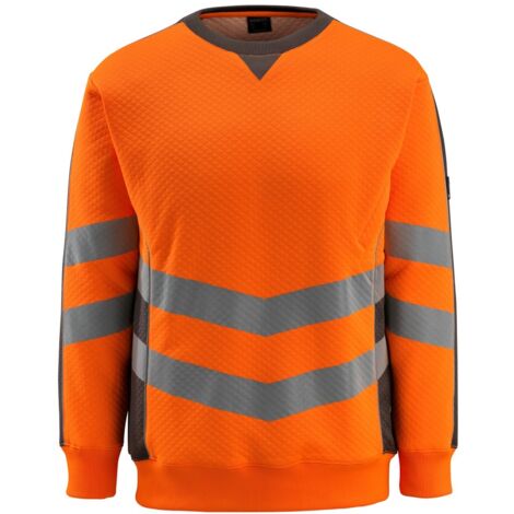 Mascot Warnsweatshirt SAFE SUPREME Wigton Gr. 4XL hi-vis orange/dunkelanthrazit (1/4)