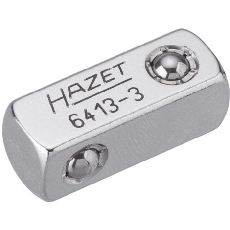 Hazet Durchsteckvierkant 6413-3, 3/8 (10 mm) Vierkant massiv, 3/8 (10 mm) Vierkant massiv, Länge 25 mm (1/4)