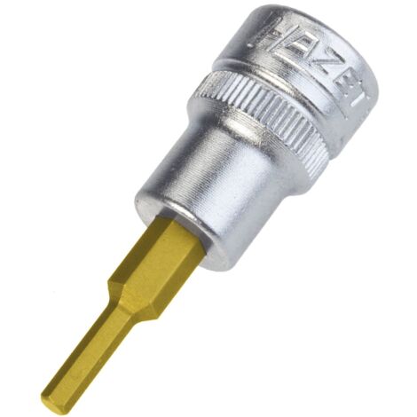 Hazet Schraubendreher-Steckschlüsseleinsatz 3/8 (10 mm) Vierkant hohl, Innen Sechskant Profil, SW 1/8 (1/3)