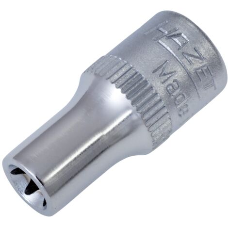 Hazet Steckschlüsseleinsatz 850-E6, 1/4 (6,3 mm) Vierkant hohl, Außen TX Profil, SW E6 (1/3)