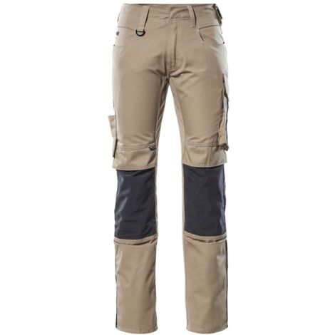 Mascot UNIQUE Bundhose Mannheim 12679-442-5509 Gr. 45 hellkhaki/schwarz