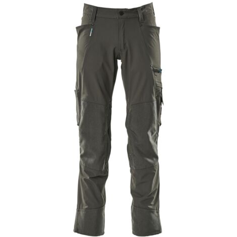 Mascot Bundhose ADVANCED wasserabweisend mit Knietaschen 17179, Gr. 43K dunkelanthrazit