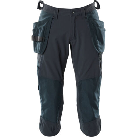Mascot MASCOT® ACCELERATE Dreiviertel-Hose mit CORDURA-Knie- und Hängetaschen, Vier-Wege-Stretchstoff, geringes Gewicht Gr. 47schwarzblau (1/5)