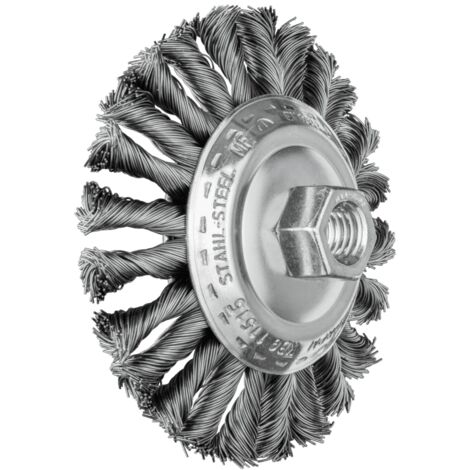 PFERD TOOLS COMBITWIST Kegelbürste gezopft KBG Ø 115x15 mm M14 Stahl-Draht-Ø 0,50mm Winkelschleifer (1) (1/5)