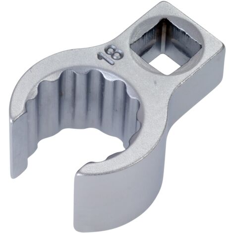 HAZET Ringschlüssel, Doppel-6kt, offen 848Z-18 Vierkant hohl 10 mm (3/8 Zoll)