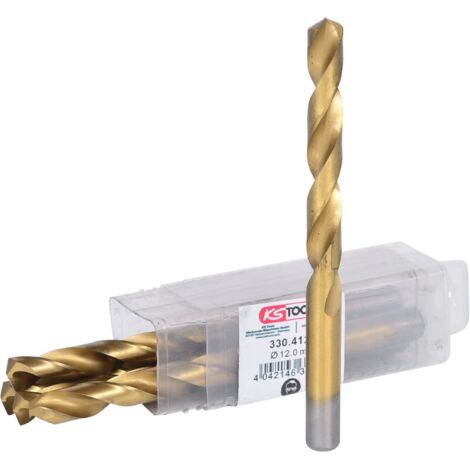 HSS TiN Spiralbohrer, 12mm, 5er Pack (1/3)