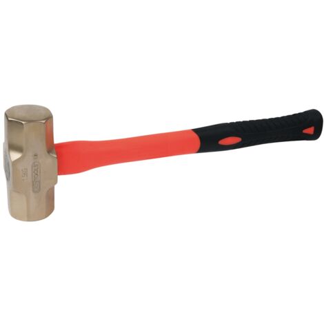 KS Tools BRONZEplus Minenhammer 5000 g, mit Fiberglasstiel (1/3)