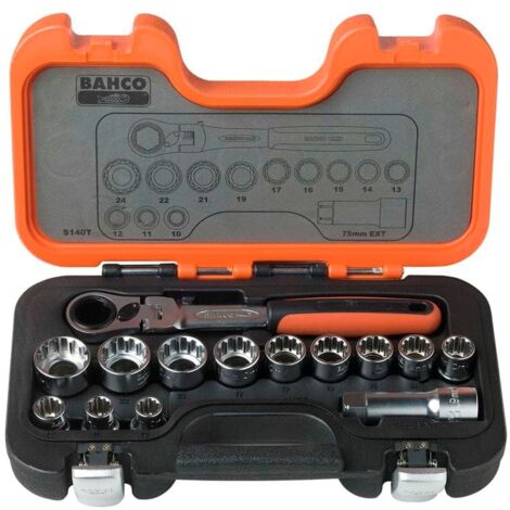 Bahco  Steckschlüsselsatz   14teilig S140T