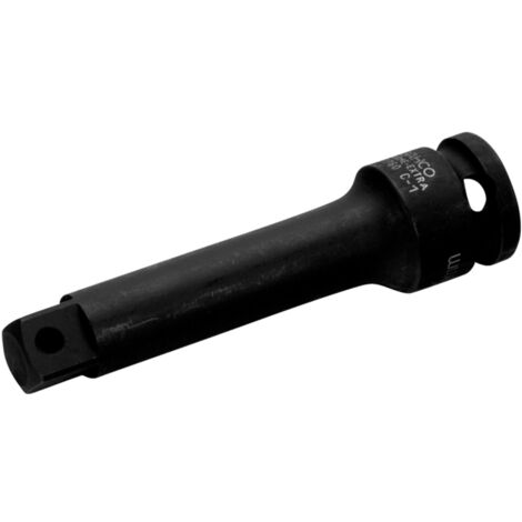 Bahco 3/8 Verlängerung mit Vierkantantrieb in phosphatierter Ausführung, 75 mm (1/4)