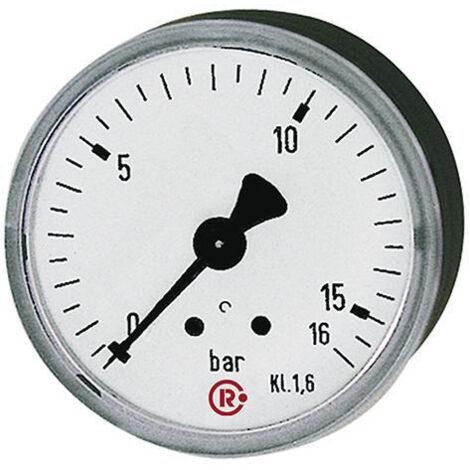 Riegler Manometer rückseitig zentrisch 40mm 0-10bar G1/8
