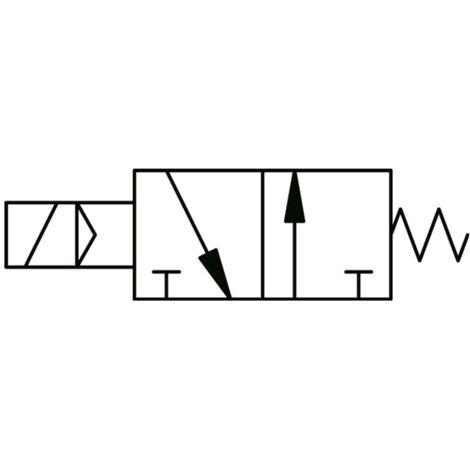 Riegler 3/2-Wegeventil, elektropneu., monostabil, G 1/8, NO, 230 V, 50 Hz