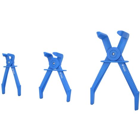 Brilliant Tools Schlauch-Abklemm-Zangen-Satz, 90° abgewinkelt, 3-tlg. (1/5)