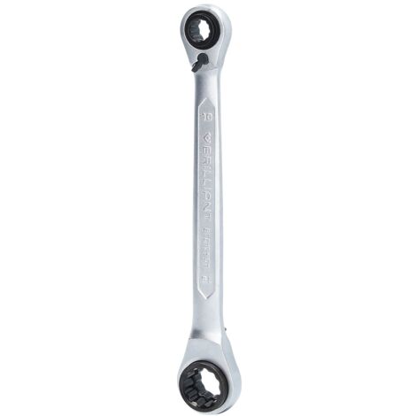 Brilliant Tools 4in1, Doppel-Ratschenringschlüssel, 10 x 13, 17 x 19 mm (1/5)