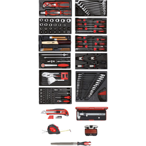 Gedore Werkzeugsatz 11x CT-Module + diverse Werkzeuge 166-tlg. (1/5)