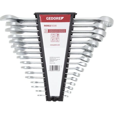 Gedore red R09115016 Ringmaulschlüss.Satz AF 16tlg 1/4"-1.1/4" (1/4)