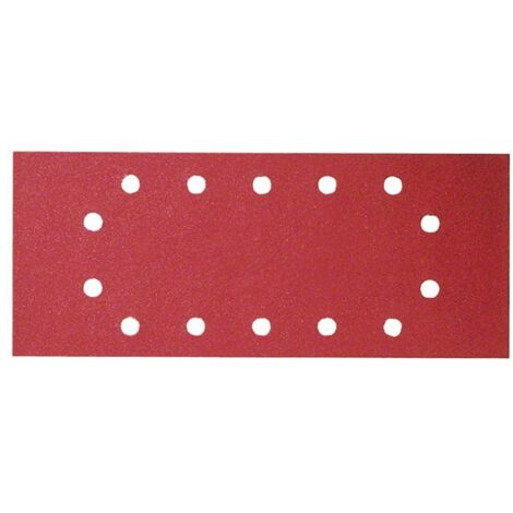 BOSCH Schleifblatt-Set Expert for Wood,14 Löcher,10-teilig,115 x 230 mm,120 