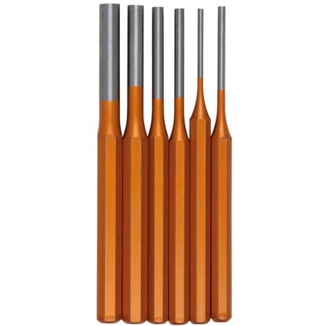 Durchtreiber-Satz, 6-tlg , 3-4-5-6-8-10mm