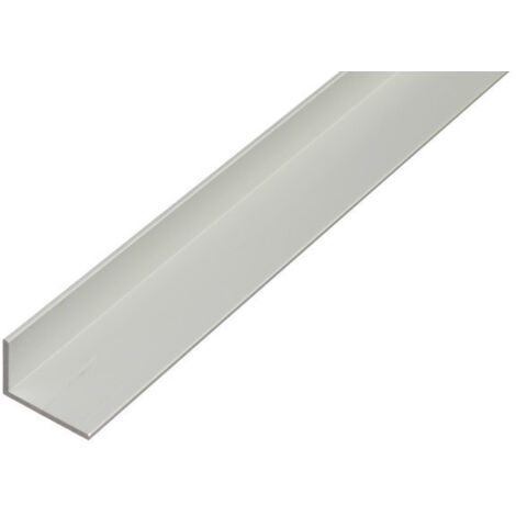 ALBERTS Winkelprofil, ungleichsch., Alu silber elox., LxBxHxS 1000 x 15 x 10 x 1,5 mm