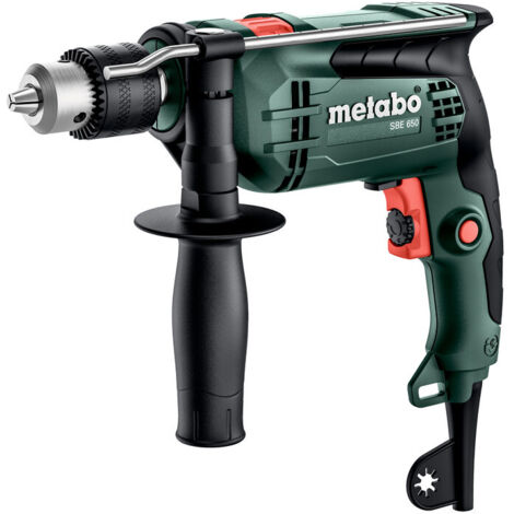 Metabo Schlagbohrmaschine SBE 650 Karton Zahnkranzbohrfutter (1/3)