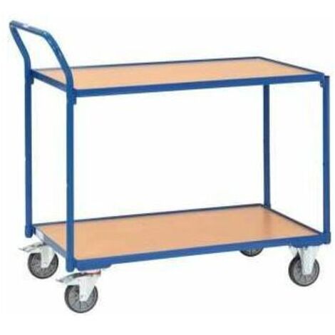 Fetra Tischwagen mit Holzwerkstoffplatten 2 Etagen 1135x600x1040mm Außenmaße