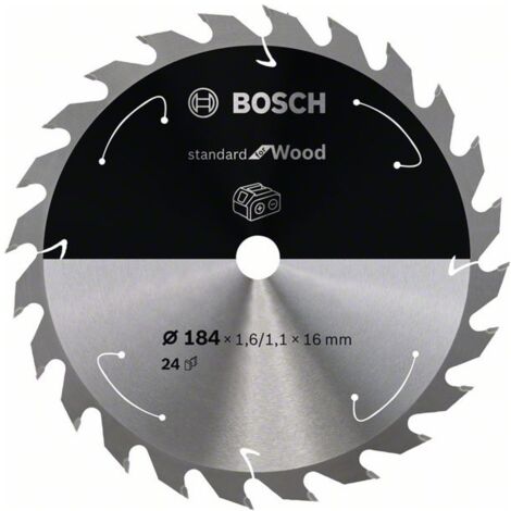 Bosch PRO Wood cordless Blatt für Kreissägen 184 x 1,6 x 16 mm - 2608837698