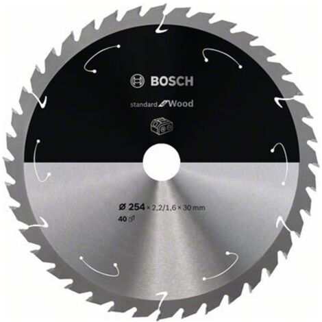 Bosch PRO Wood cordless Blatt für Kreissägen 254 x 2,2 x 30 mm - 2608837734