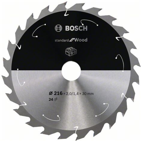 Bosch PRO Wood cordless Blatt für Kreissägen 216 x 1,7 x 30 mm - 2608837724